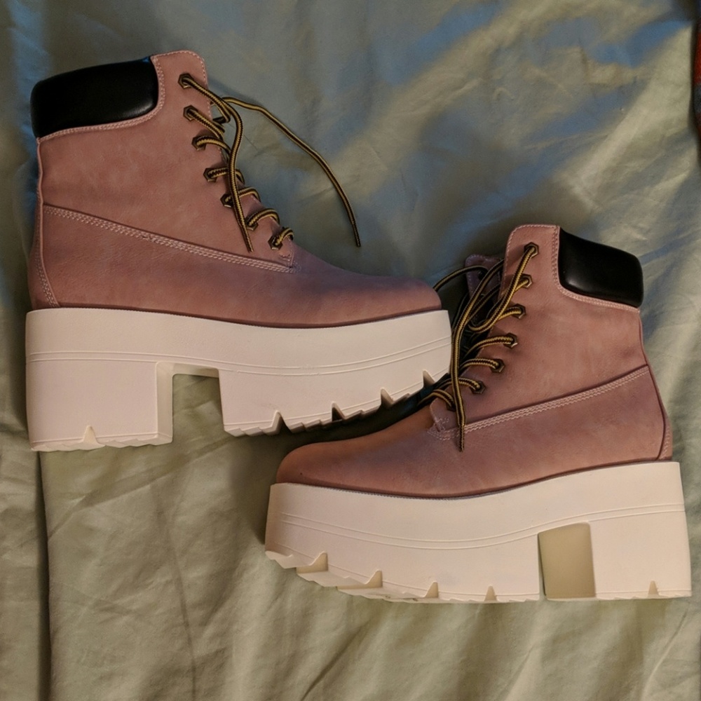 Timberland style Platform Boots